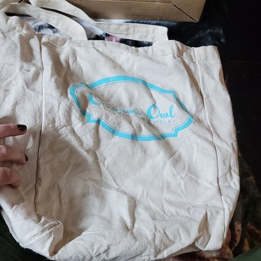 Origami owl tote bag